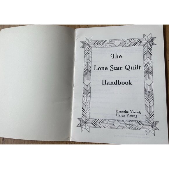 The New Lone Star Quilt Handbook Softcover Blanche Young Helen Young 1989 - Picture 2 of 5